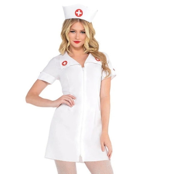 Party City Dresses & Skirts - Red & White Nurse Custome
